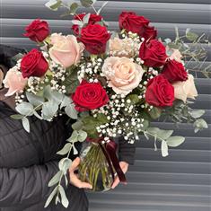 A Valentines Two Dozen Vase